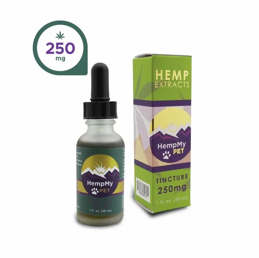 Bottle of hemp seed oil