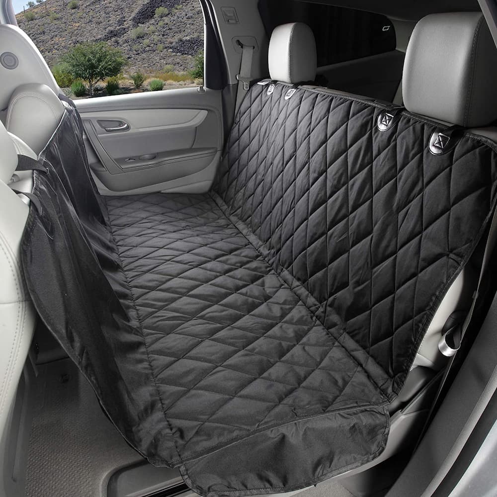 4Knines Dog Seat Cover with Hammock for Cars and SUVs