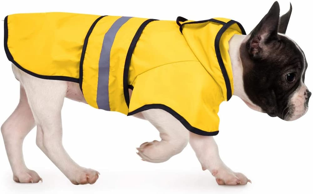 HDE Dog Raincoat Hooded Slicker Poncho