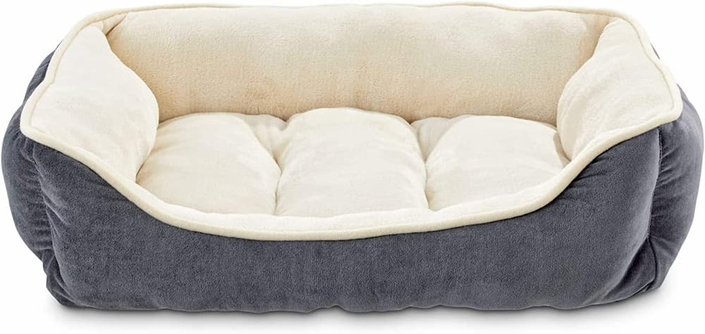 Animaze Gray Bolster Dog Bed