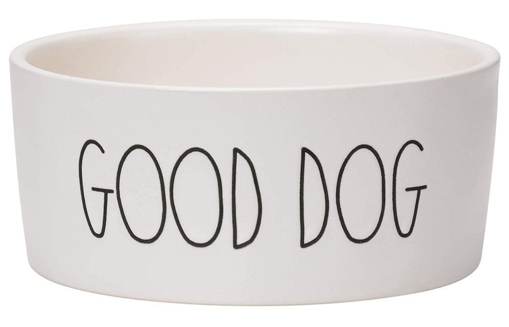 Stoneware medium dog bowl