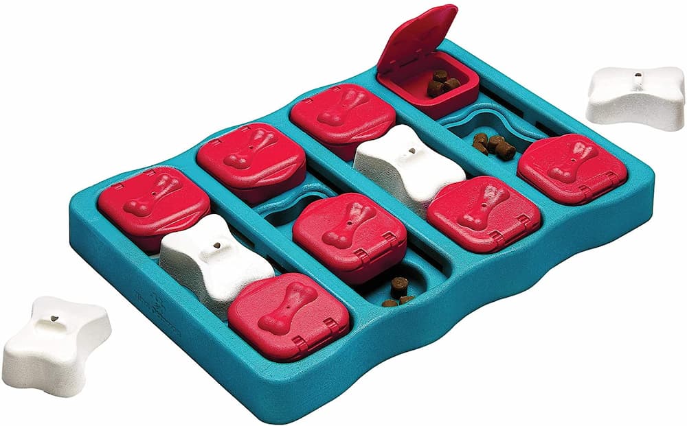 Dog Puzzle Toys for Smart Dogs Upgraded - Promotes Brain Stimulation and  Healthy Eating - Slow Dispensing Food - No More Boredom - Adjustable Height