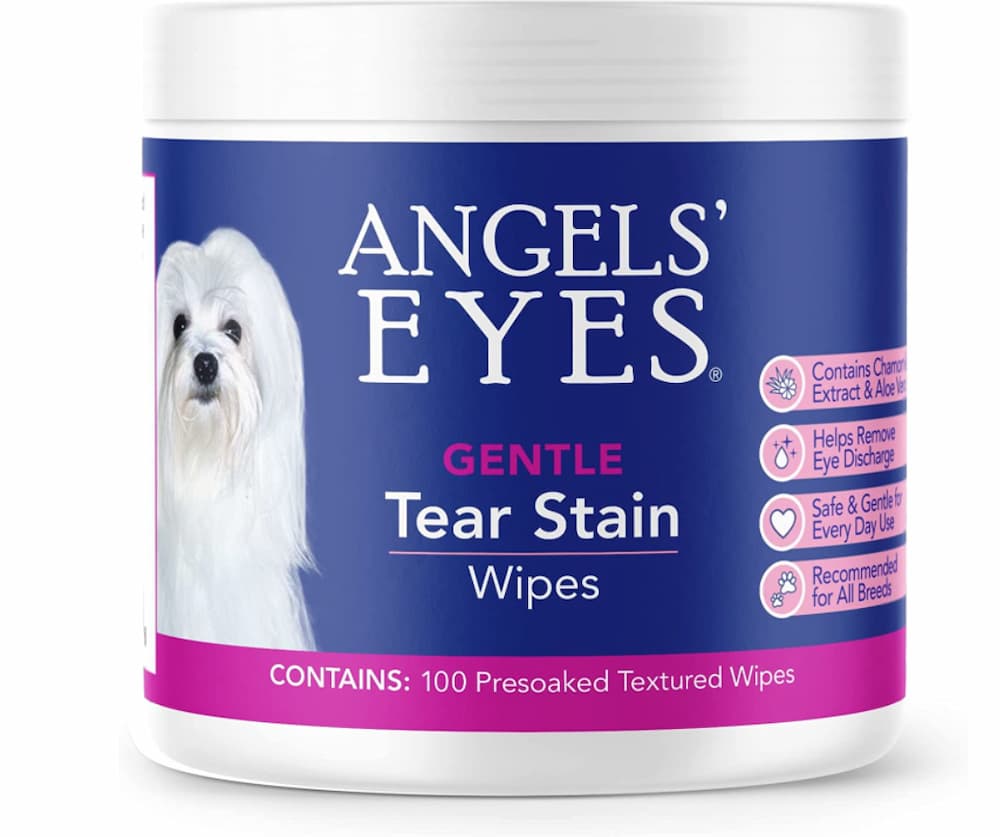 Angel's Eyes Gentle Tear Stain Wipes for Dogs and Cats