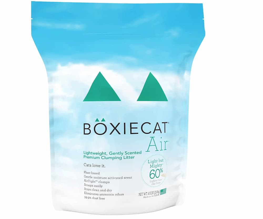 Boxiecat Air Lightweight, Premium Clumping Cat Litter that is lightweight