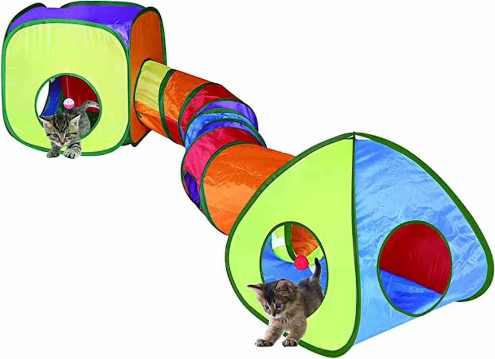 Cat Tunnel Toy and Cubes Combo