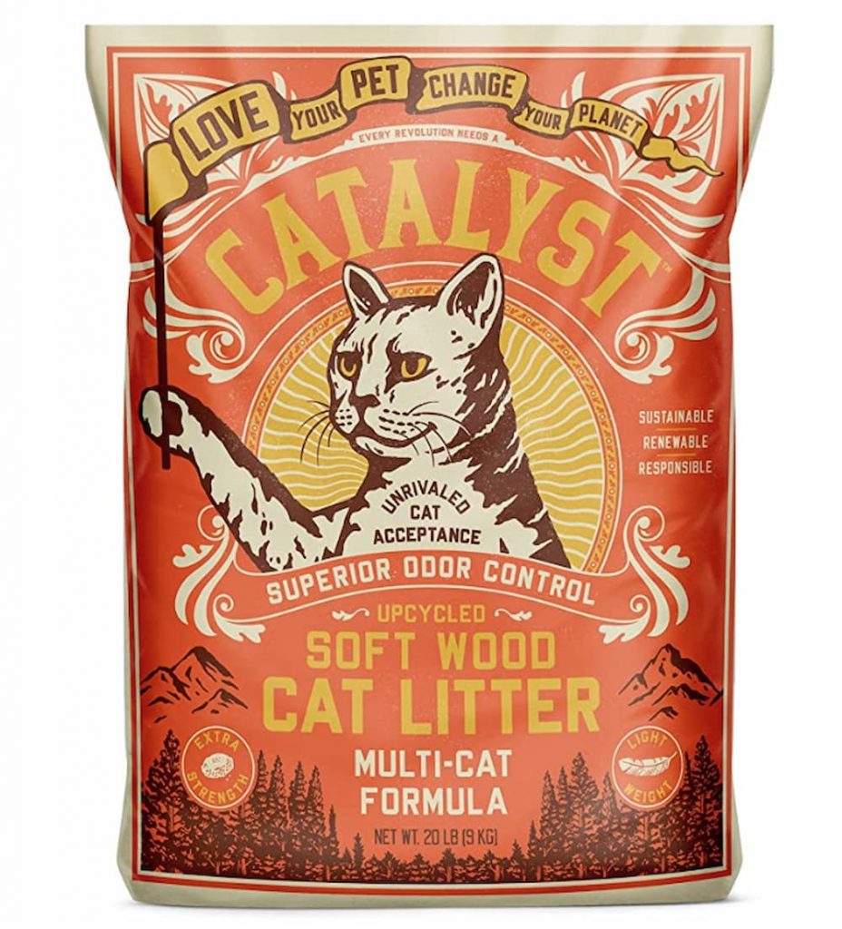 Catalyst Upcycled Soft Wood Cat Litter Cat Formula