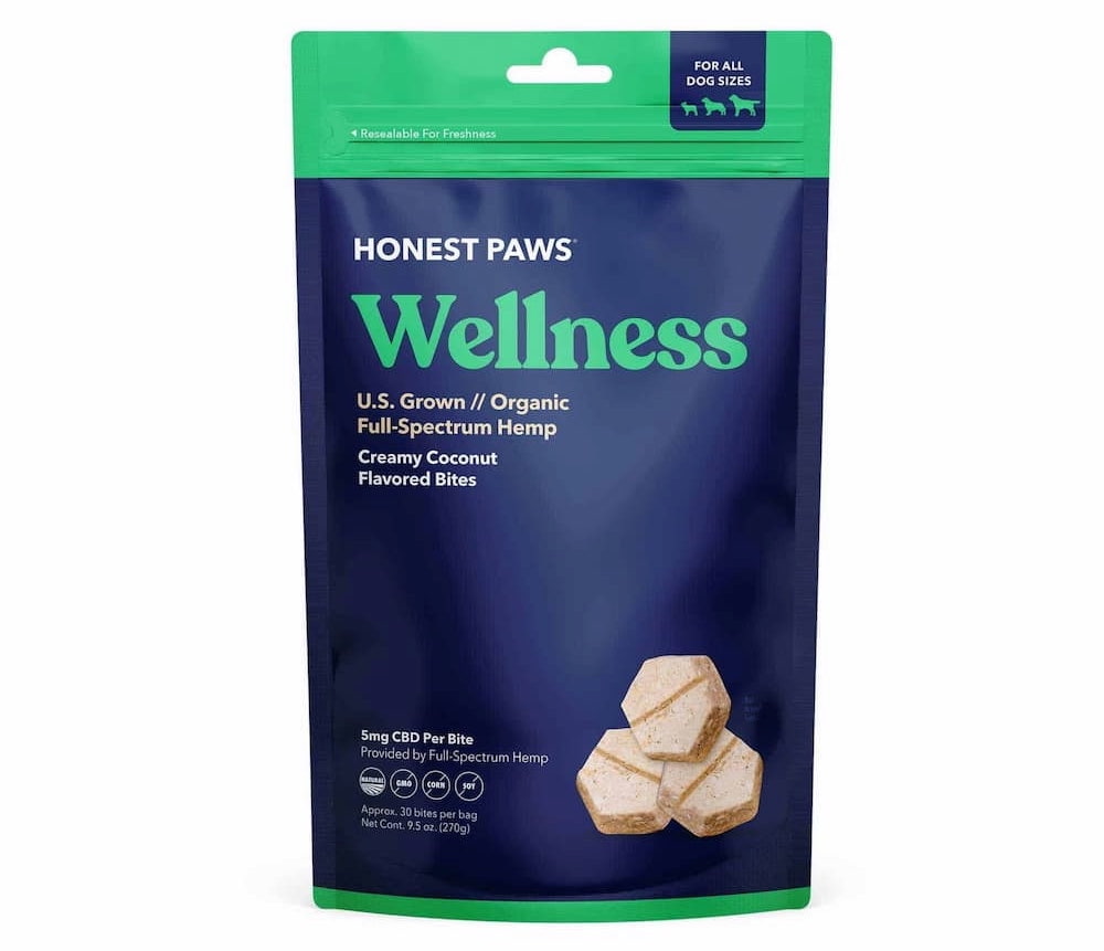 Honest Paws Wellness CBD dog treats
