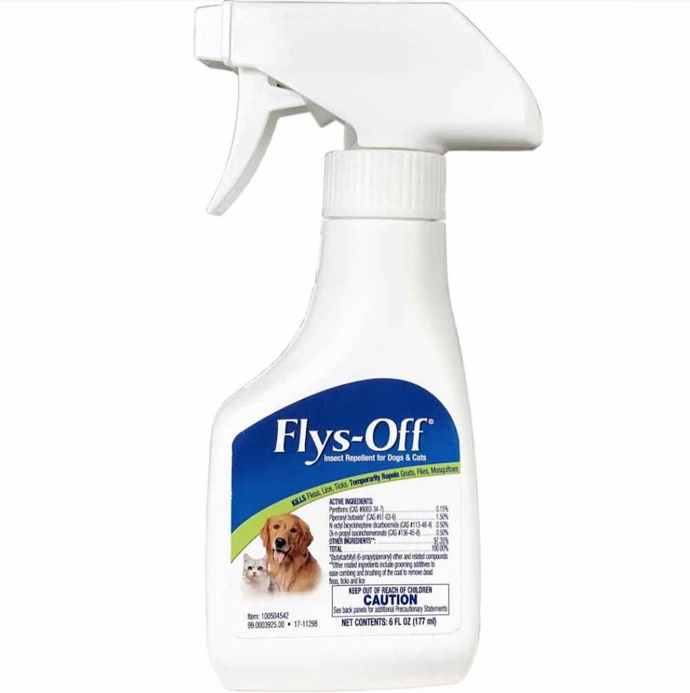 Fly off spray