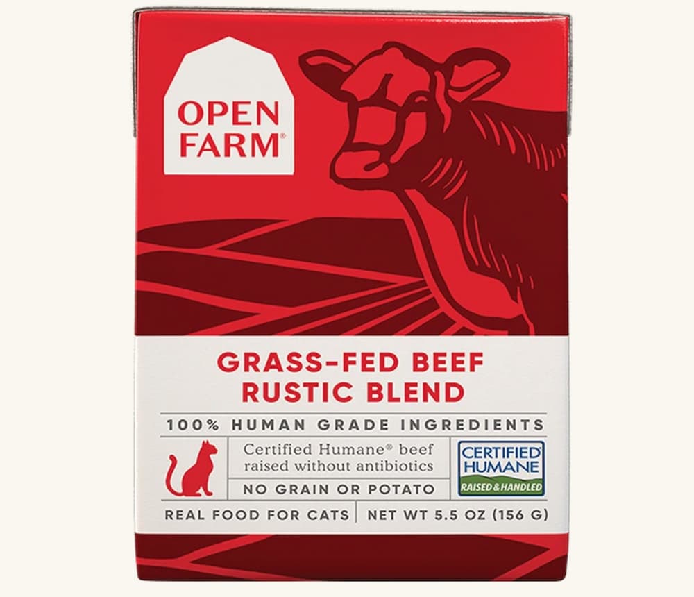 Grass-Fed Beef Rustic Blend High-Calorie Cat Food