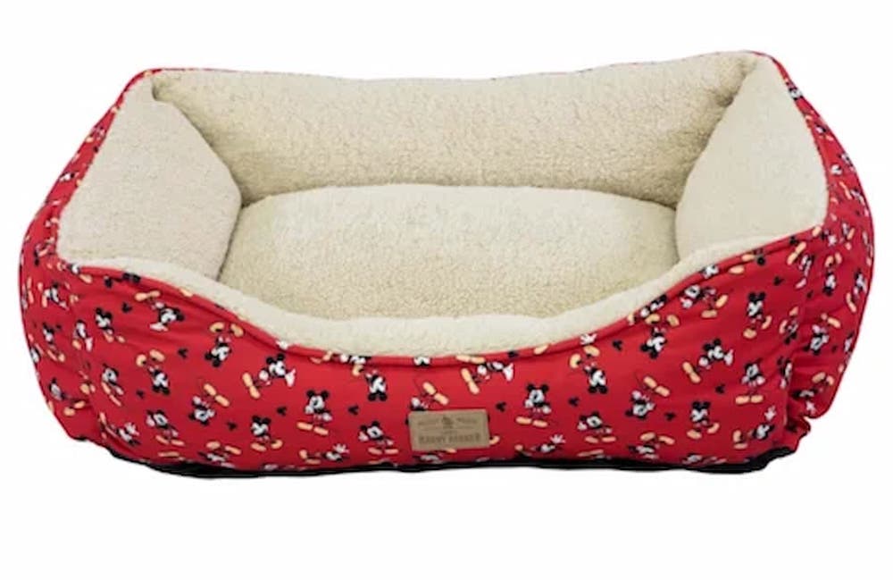 Harry Barker Red Tossed Mickey Cuddler Dog Bed