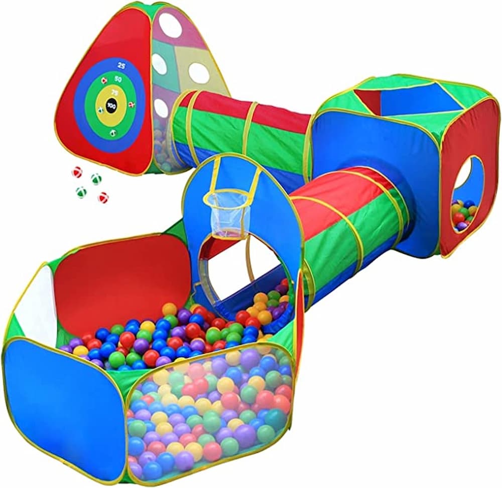 Hide N Side 5pc Kids Ball Pit Tents and Tunnels