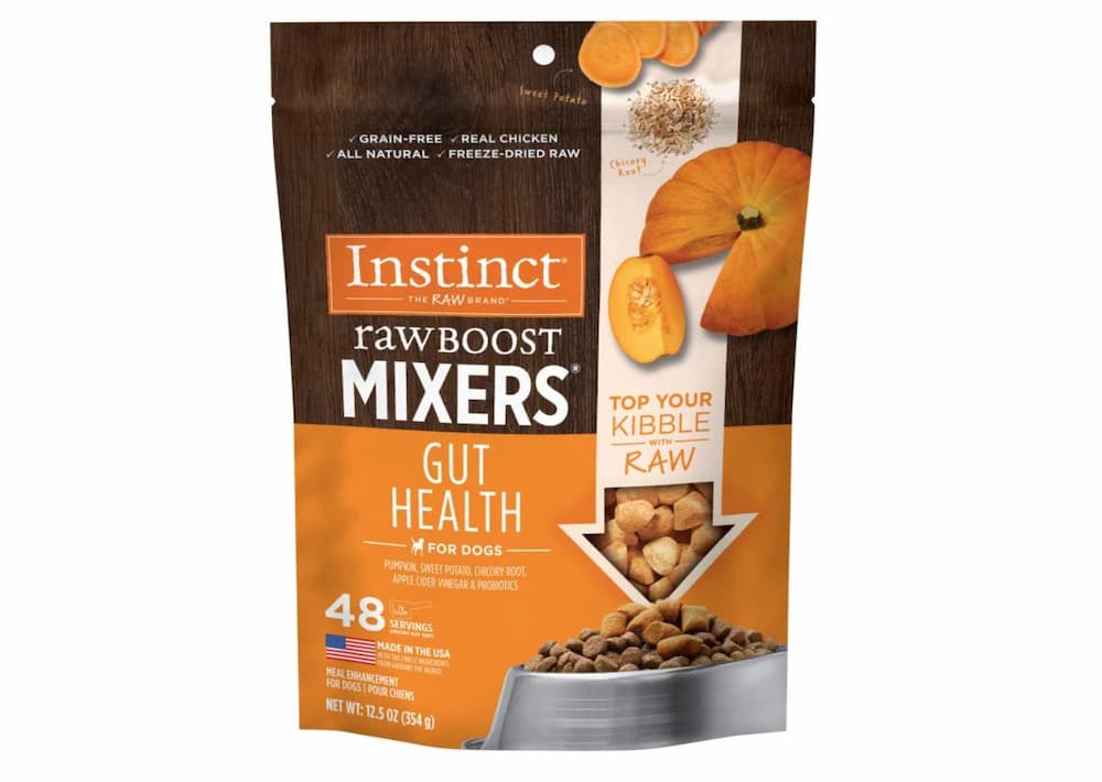 Instinct Raw Boost Mixers Gut Health Freeze-Dried Dog Food Topper