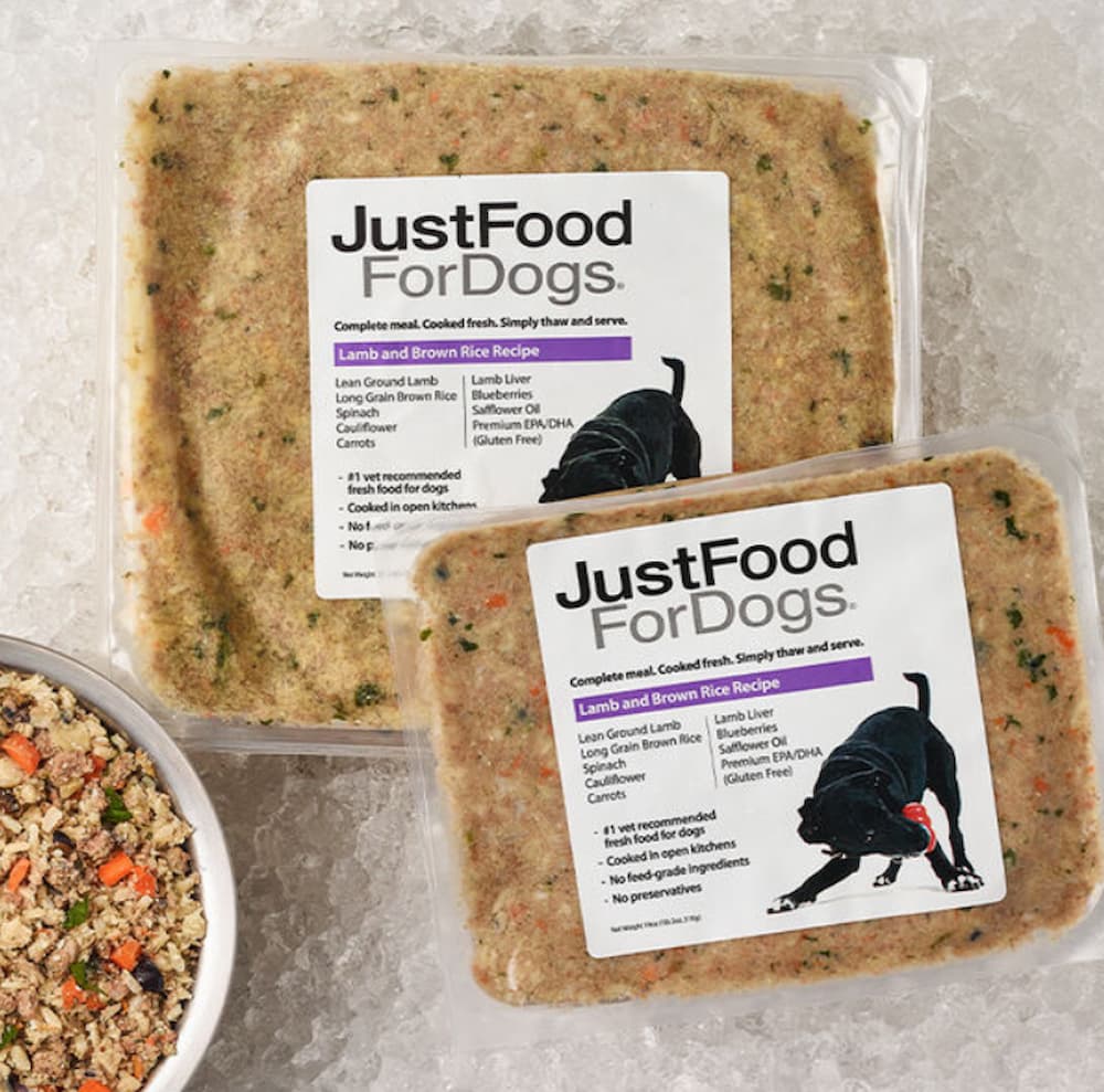Packets of JustFoodForDogs
