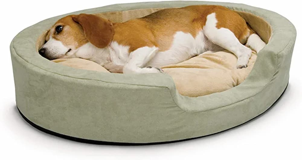 K&H PET PRODUCTS Thermo-Snuggly Sleeper Heated Pet Bed