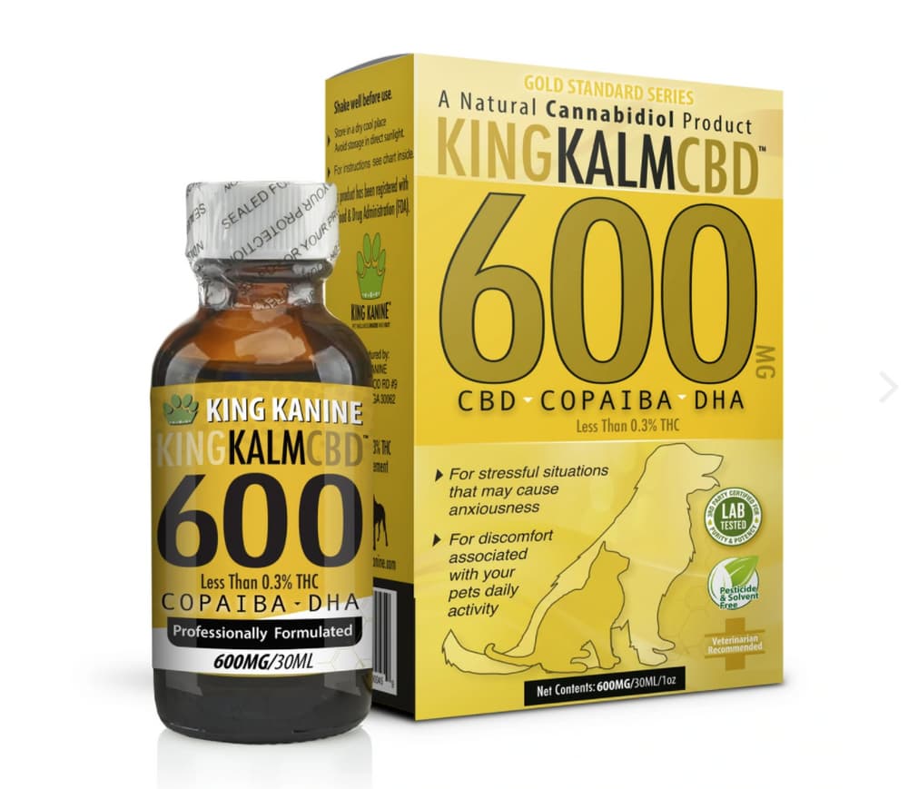 KING KALM™ 600MG CBD with Copaiba & Krill Oil and DHA