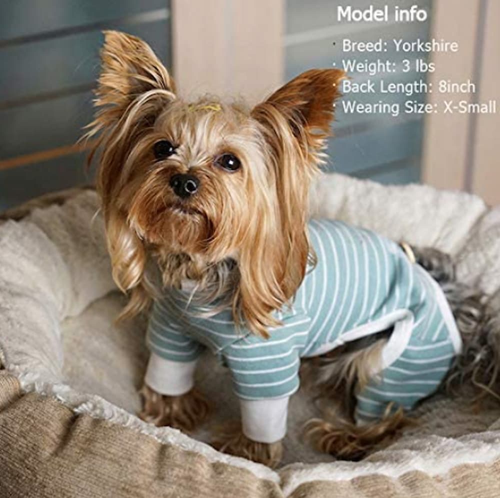 KYEESE Dog Pajamas Cotton Stretchable Dog Jumpsuit