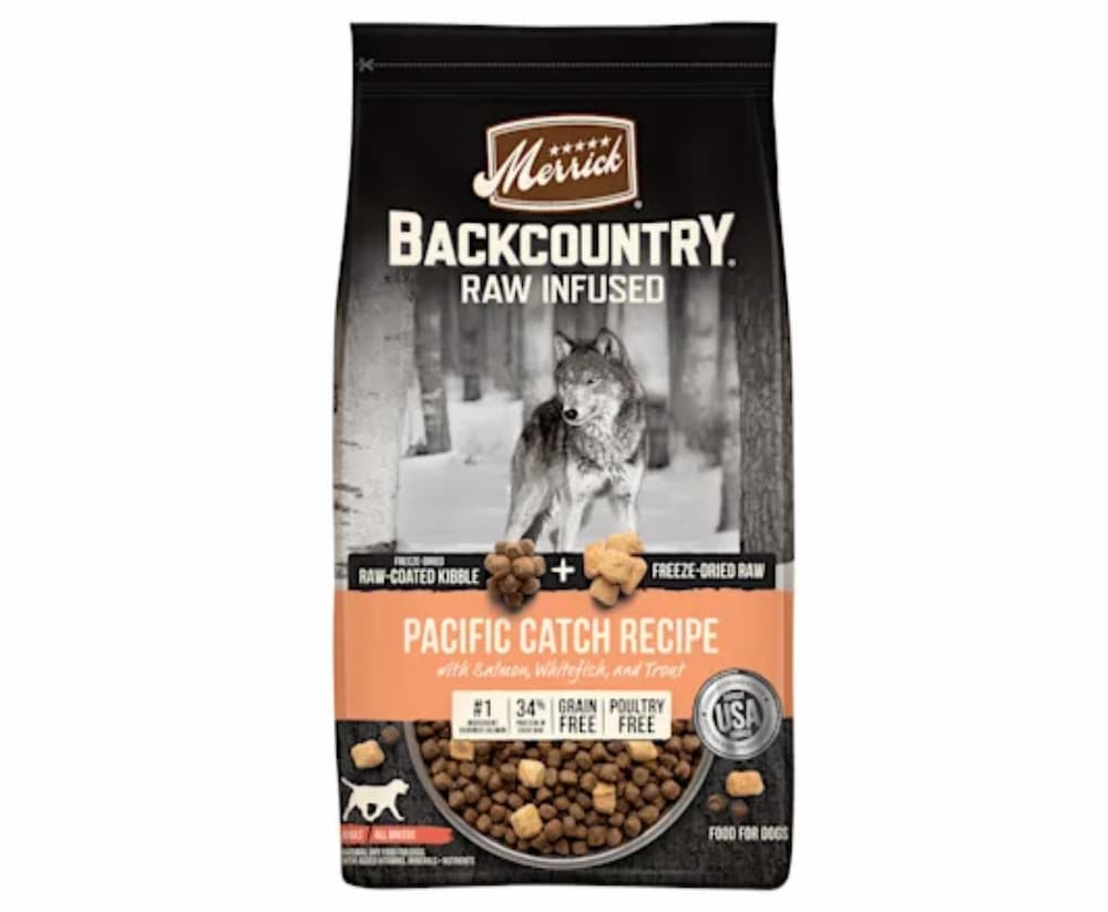 Merrick Backcountry Freeze Dried Raw Infused Grain Free Pacific Catch Recipe Dry Dog Food