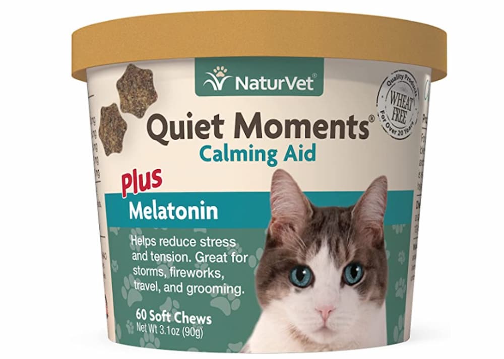 NaturVet Quiet Moments Calming Aid Cat Supplement