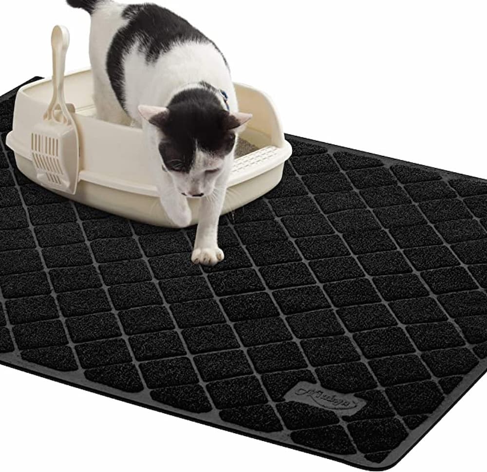 Cat Litter Mat, Quality Cat Litter Trap Mat Waterproof Urine Proof Kitty Litter  Mat Easy Clean Scatter Control Traps Litter From Box Helps To Waste Le