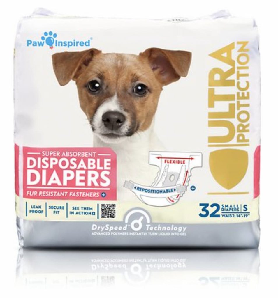 Paw Inspired Ultra Protection Disposable Female Dog Diapers
