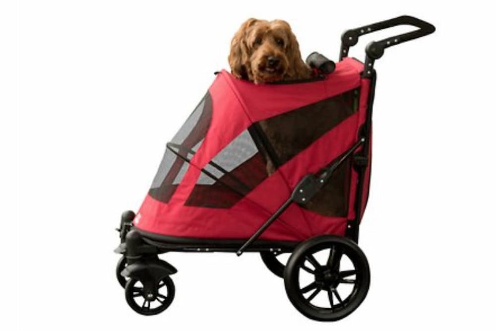 Source 4 Wheel Luxury Dog Stroller for Small and Medium Dogs with Cup  Holders on m.