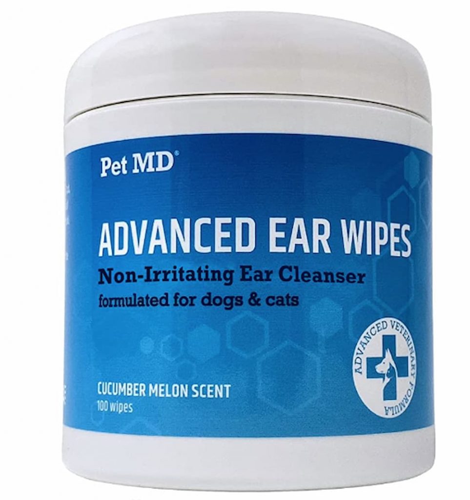 Pet MD Cat and Dog Ear Cleaner Wipes