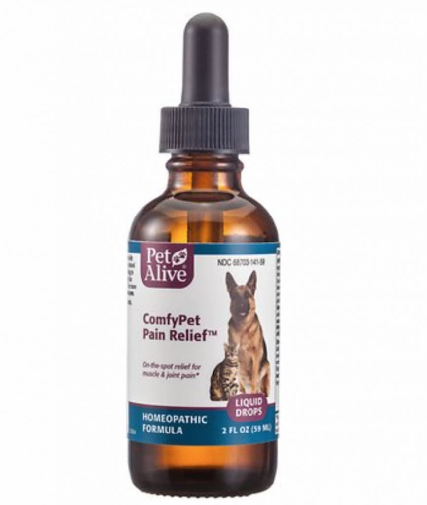 PetAlive ComfyPet Homeopathic Medicine for Pain for Cats & Dogs