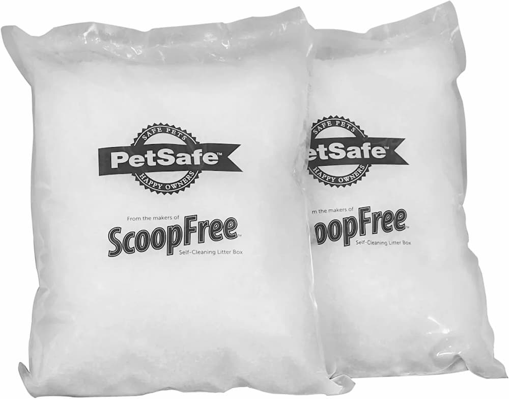 PetSafe ScoopFree Premium Crystal Cat Litter that is dust free