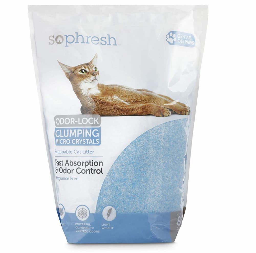 Petco Brand - So Phresh Scoopable Odor-Lock Clumping Micro Crystal Cat Litter in Blue Silica