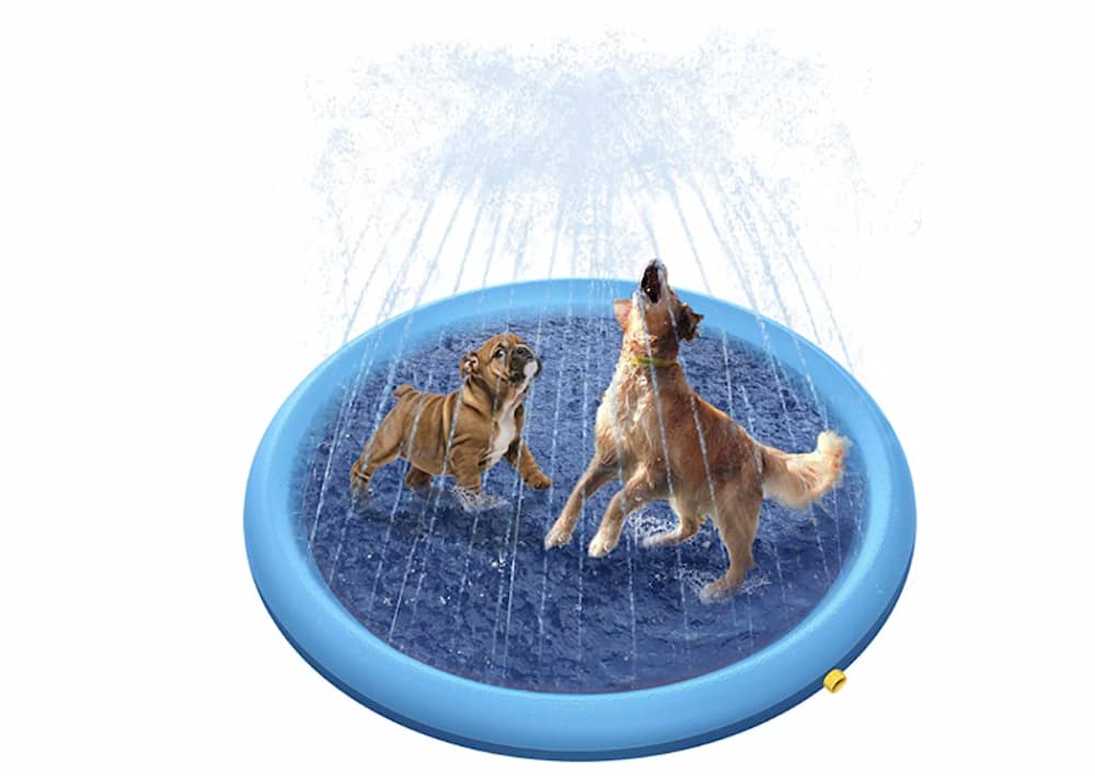 Peteast Splash Sprinkler Pad for Dogs