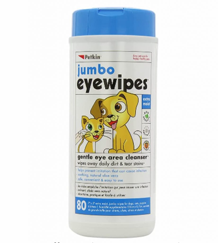 Petkin Jumbo Pet Eye Wipes