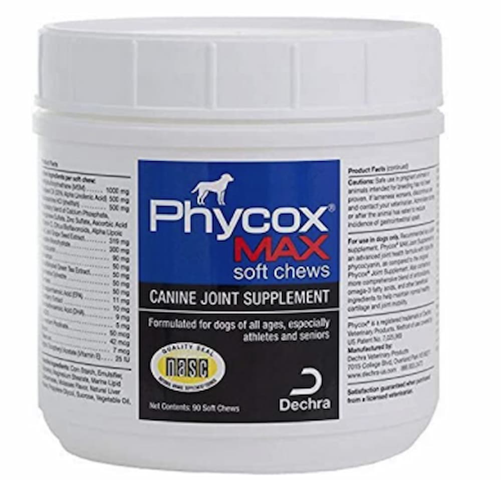 Phycox Max canine soft chews joint supplement
