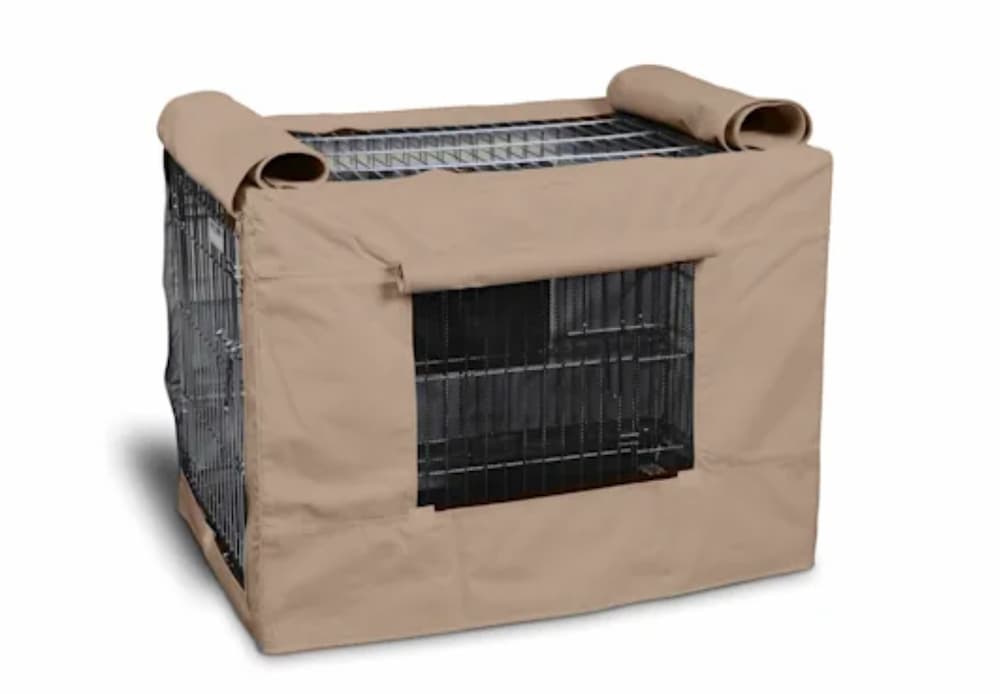 Precision Pet Indoor/Outdoor Tan Crate Cover