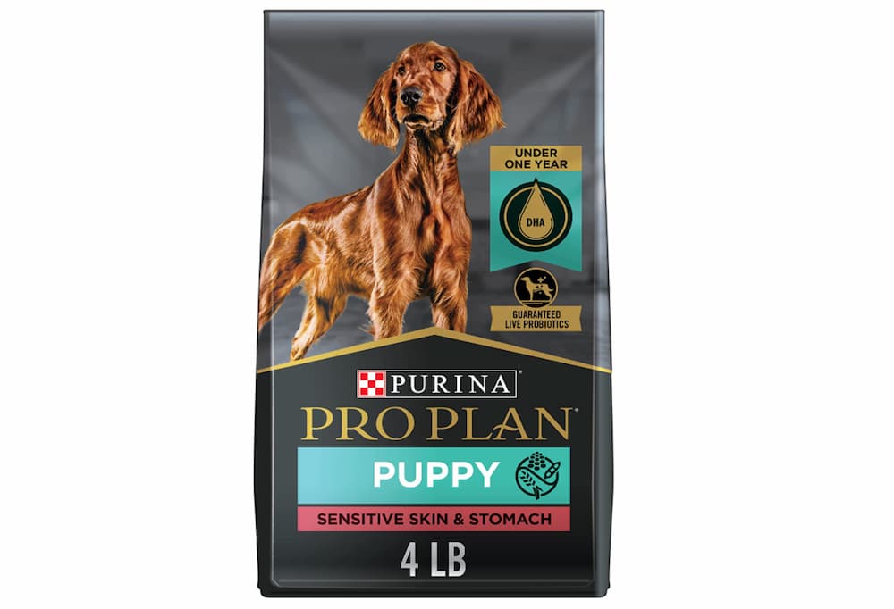 sensitive stomach dog food from Pro Plan puppy