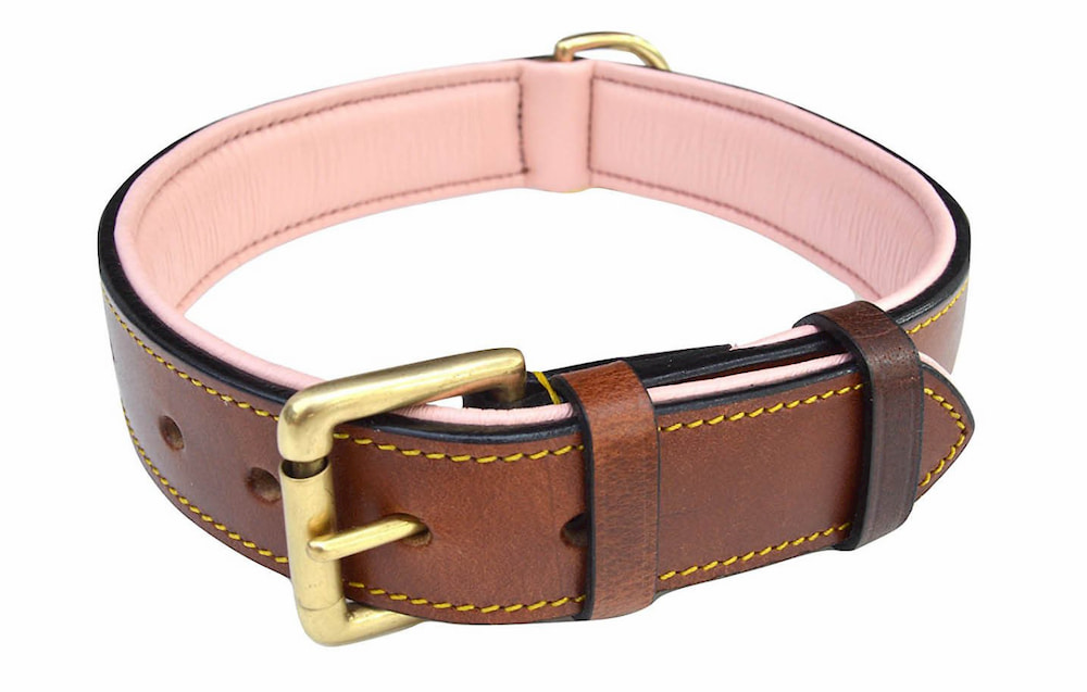 Soft Touch Leather Dog Collar