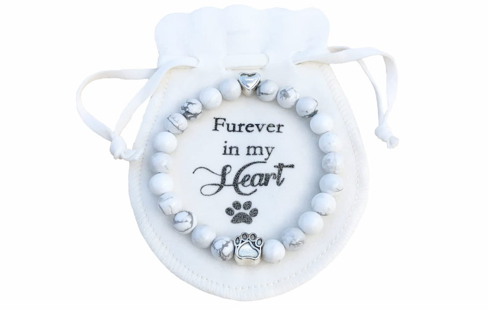 Dog memorial bracelet