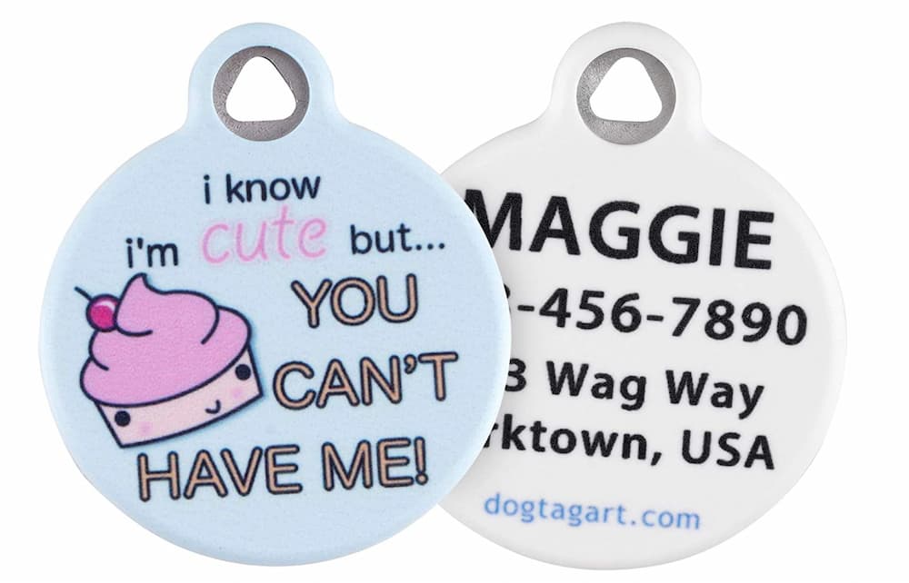 MYLUCKYTAG Service Dog Tag, NFC & QR Code Smart Pet ID Tag