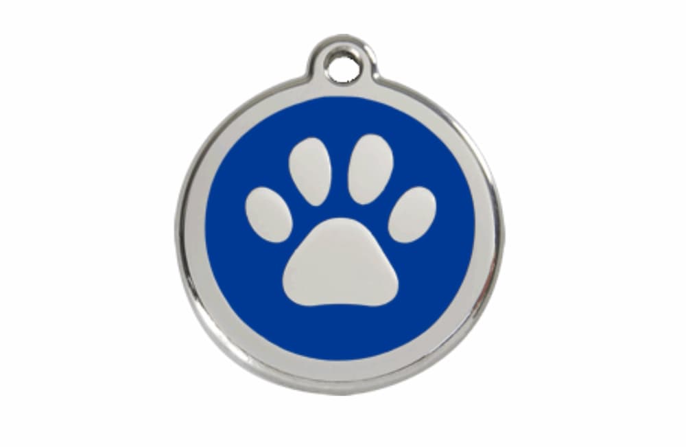 Stainless Steel Engravable Paw Pet Tag