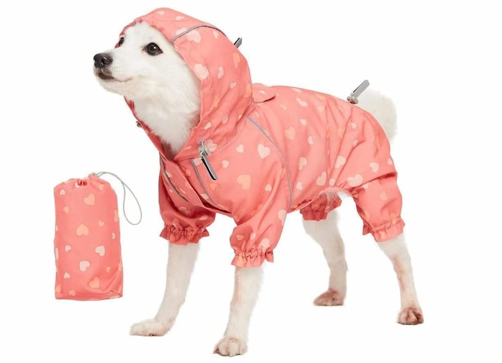 Blueberry Packable Dog Raincoat