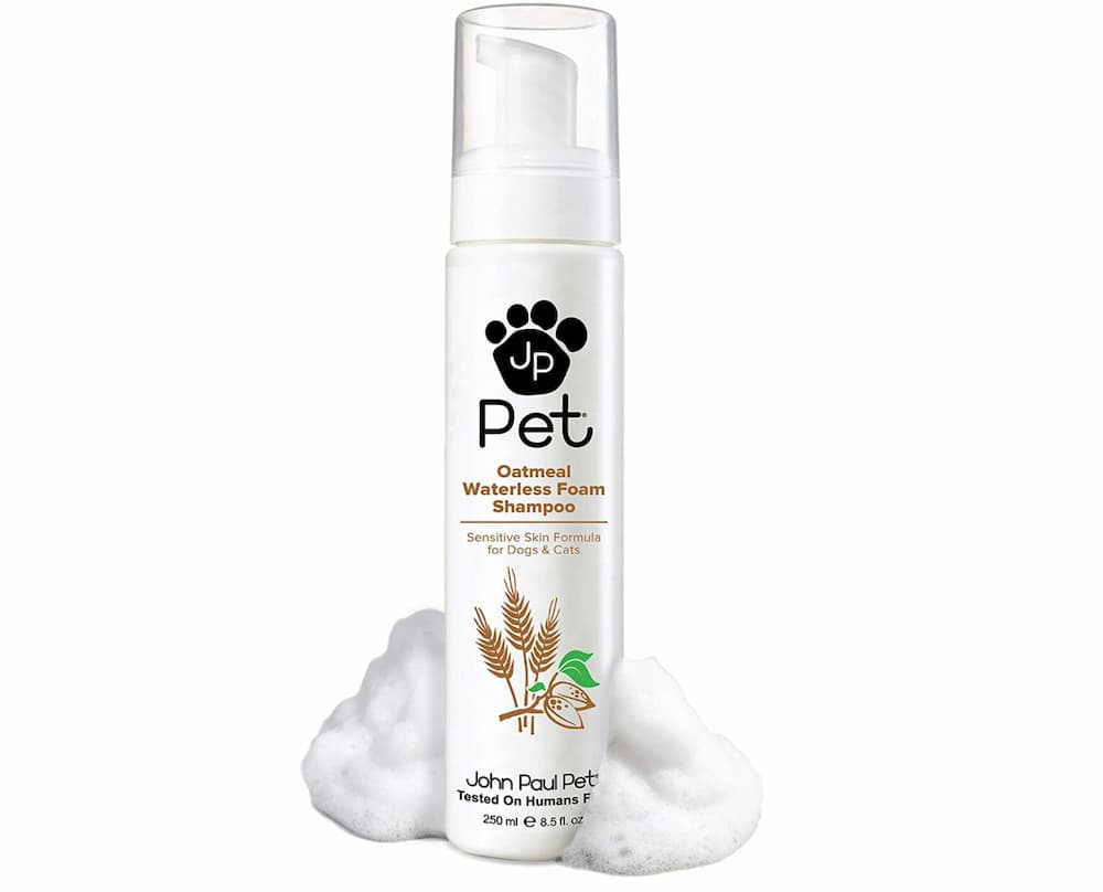 John Paul Pet Oatmeal Waterless Foam Shampoo for Dogs