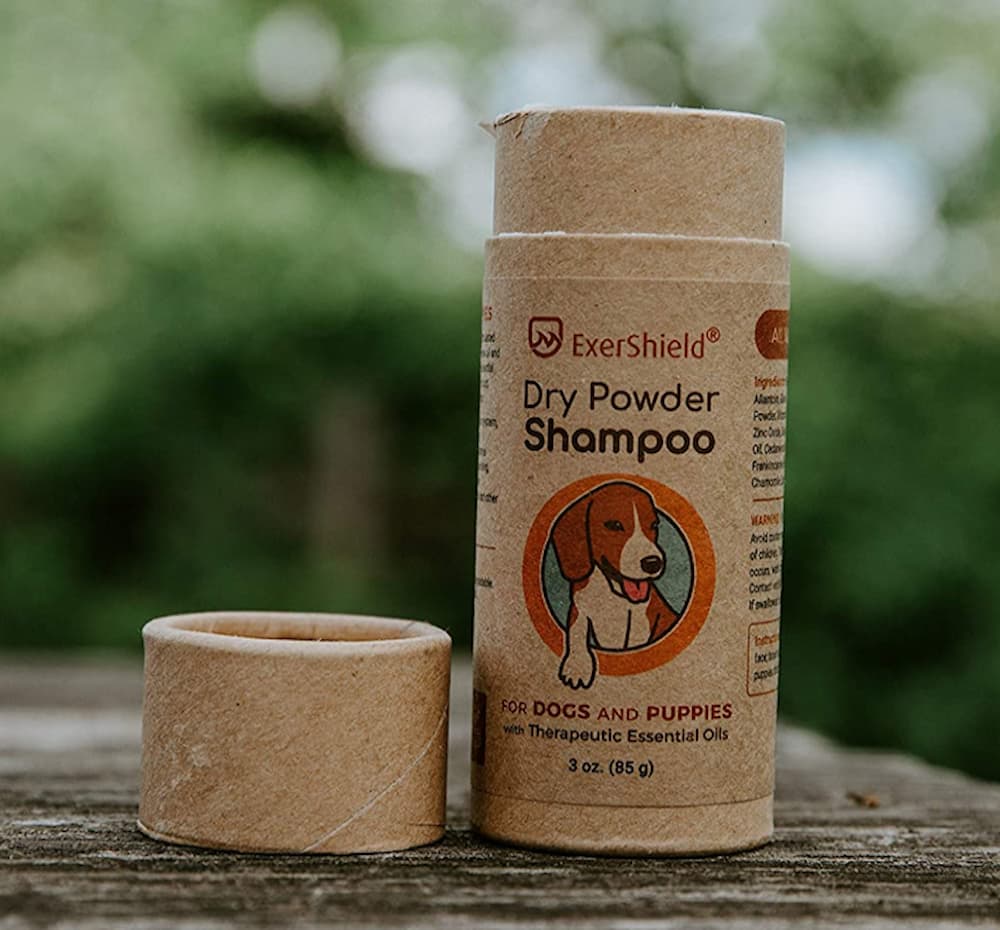 ExerShield Dry Powder Shampoo for Dogs