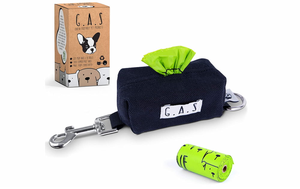 G.A.S. canvas dog poop bag holder