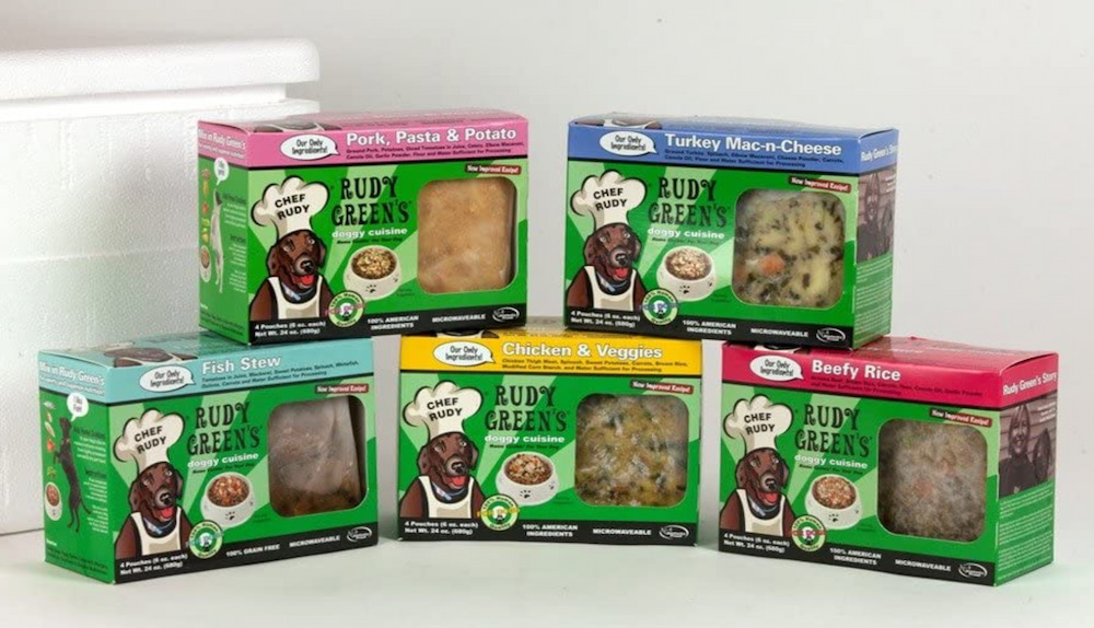 Rudy Green'S frozen dog food