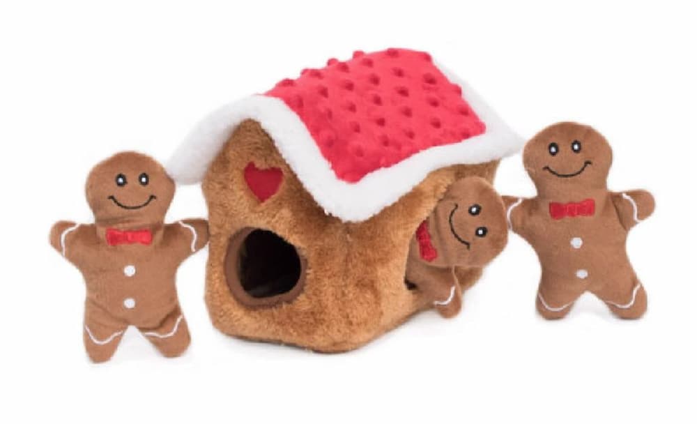 Zippy Paws gingerbread puzzle toy