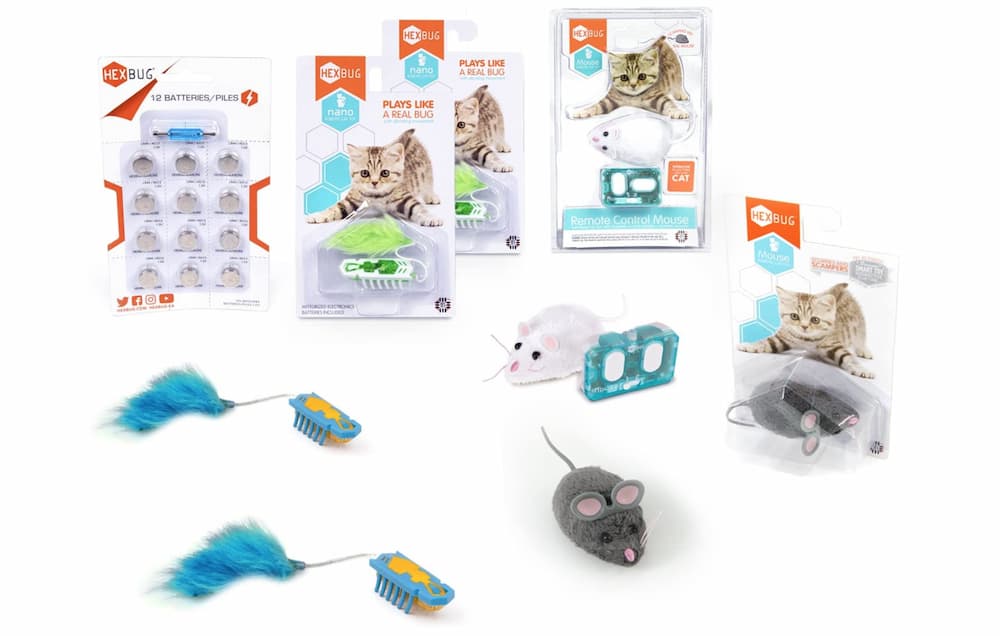 HEXBUG Deluxe Nano Remote Control Cat Toy Pack