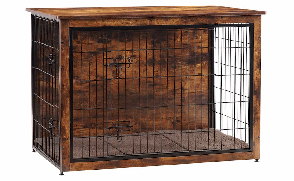 DWANTON Wooden Pet Crate End Table