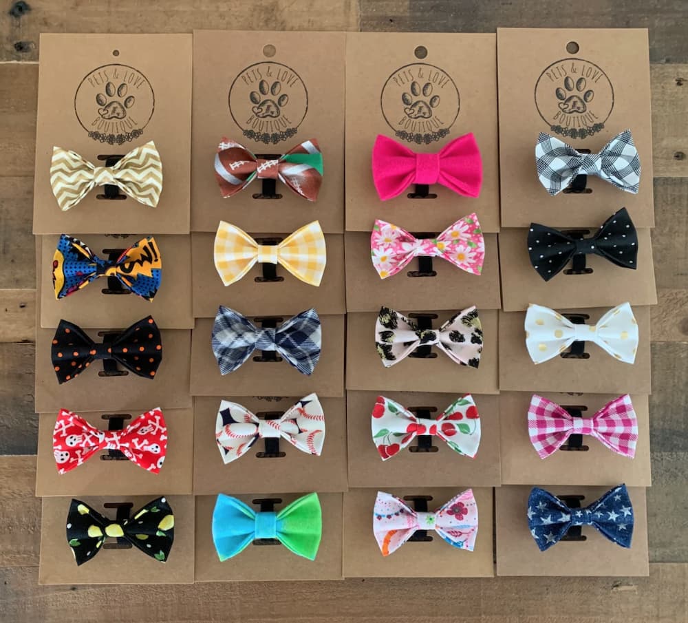 Small Dog and Cat Bowties and Bows