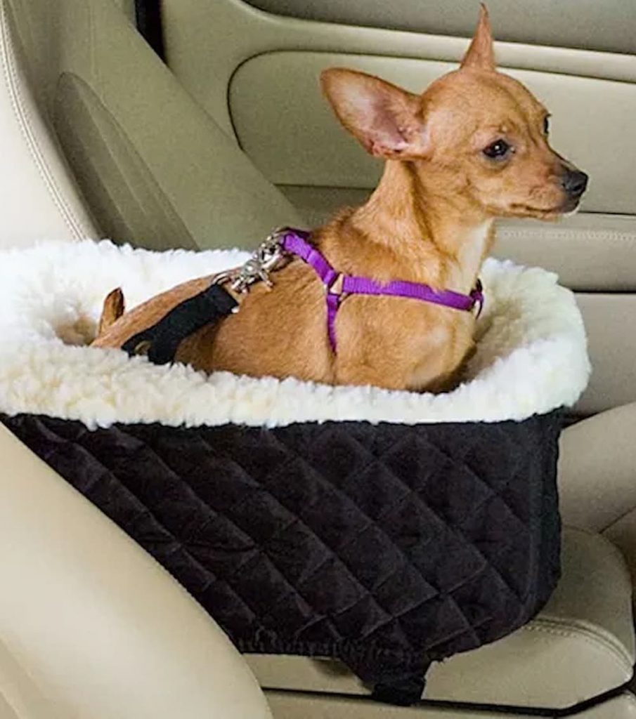 Snoozer Black Pet Car Seat Console Lookout