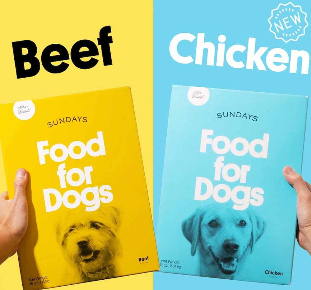 Sunday's or Dogs Dog Food Formula