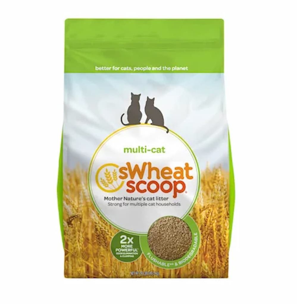 Swheat Scoop Unscented Scoopable Multi-Cat Litter